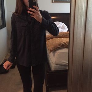 Madewell navy button down